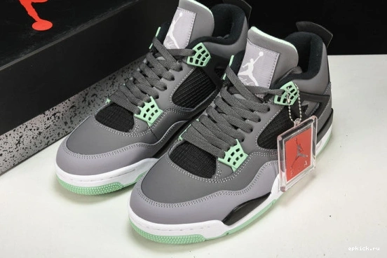 Cheap EP Green 308497-033 Retro Jordan Glow 4 Air 308497-033 0429